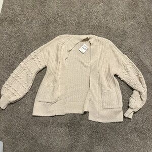 Madewell crochet cardigan